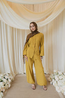Chartreuse Mandarin Co-Ord with Balloon Pants