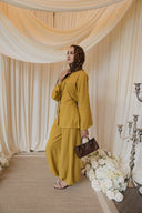 Chartreuse Mandarin Co-Ord with Balloon Pants