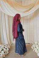 Pure Linen Co-Ord Set - Faux Denim Effect