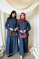 Pure Linen Co-Ord Set - Faux Denim Effect