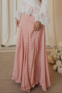 Pink Polka Dotted Skirt