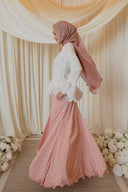 Pink Polka Dotted Skirt