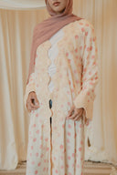 Pink Polka Dotted Abaya